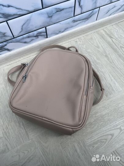 Рюкзак женский кожаный бу