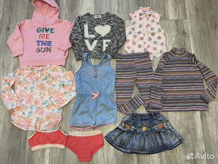 Пакет вещей для девочки 104-116