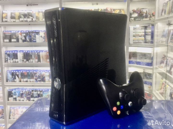 Xbox 360 slim 250 freeboot + джойсик