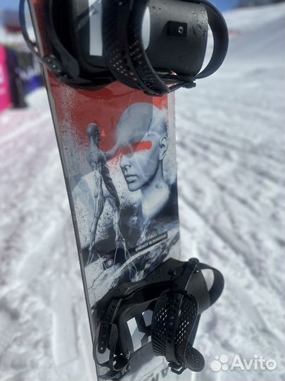 Сноуборд 153см capita ultrafear + крепления union