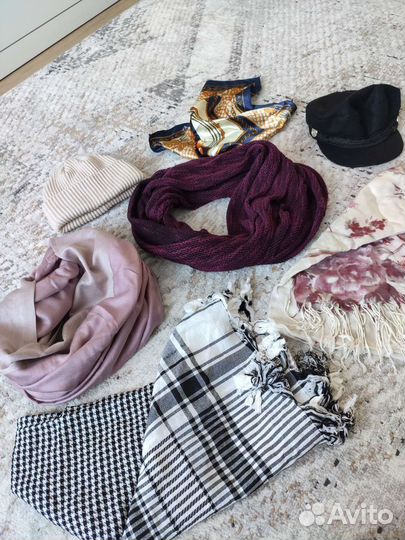Женский шарфы, шапки, кепки