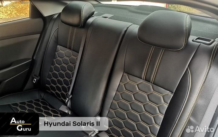 Чехлы на Hyundai Solaris 2