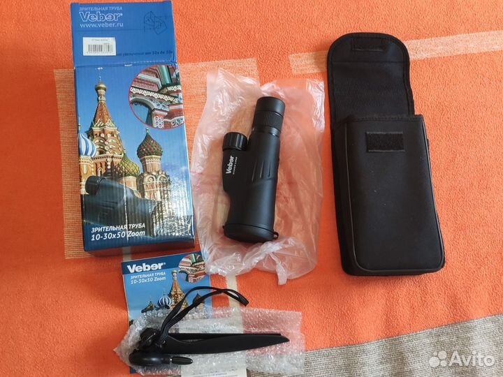 Зрительная труба veber 10-30x50 zoom