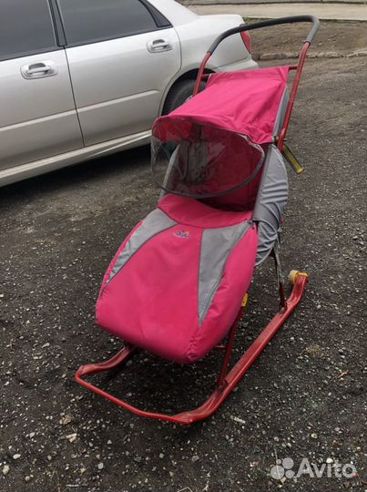 Коляска санки