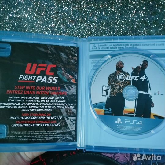 Продам диски на ps4 UFC 4