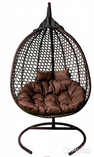 Кресло подвесное двойное Фиджи арт.J4123-mtкор