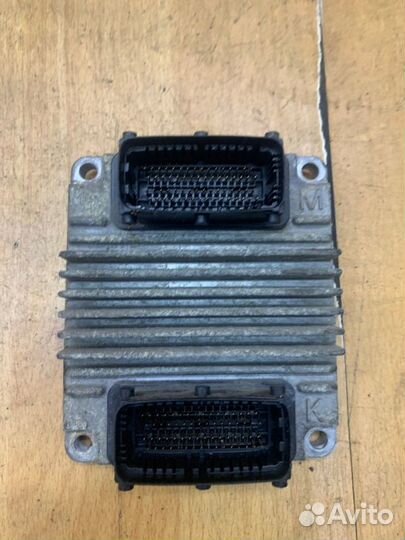 Блок управления двигателем Opel Astra G Z16SE 2002