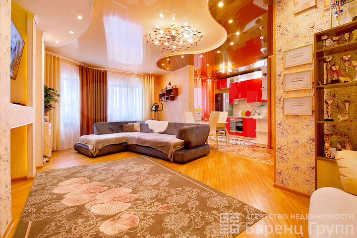 3-к. квартира, 95,6 м², 1/9 эт.