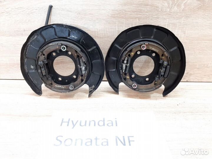 Кожух тормозного диска задний Hyundai Sonata NF