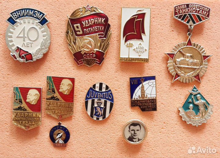 Значки СССР вмф разные