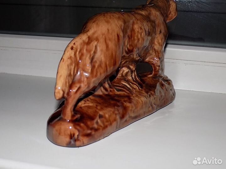 Охотничья собака. Старая Гжель. СССР