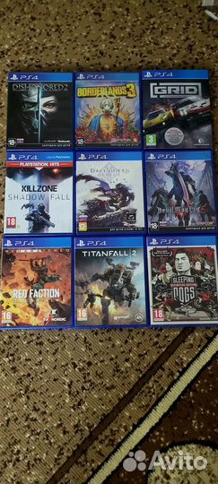 Диски игры на ps4