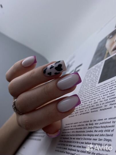 Маникюр наращивание