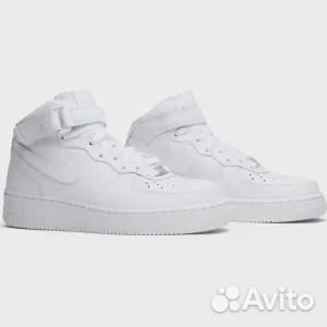 Кроссовки Nike Wmns Air Force 1 Mid 07 Leather, бе