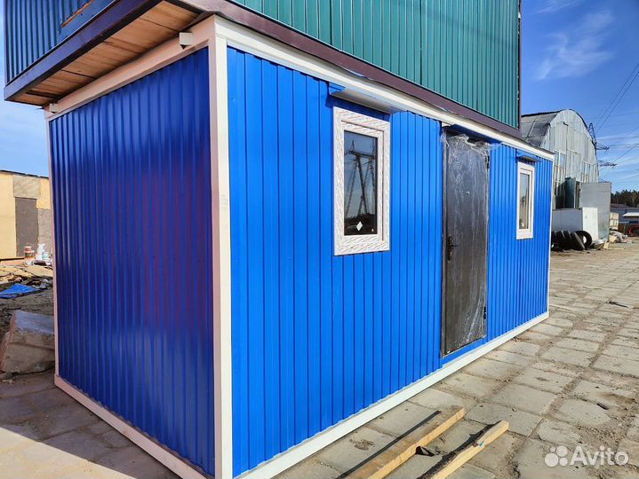 Бытовка деревянная утепленная с электрикой