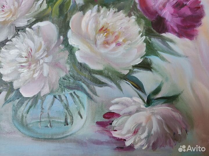Новая картина Букет пионов