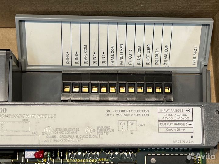 Allen-Bradley 1746-NIO4I Б/У, 1 шт