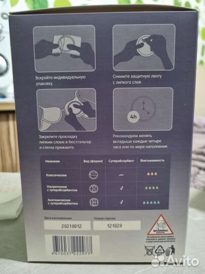 Вкладыши для груди