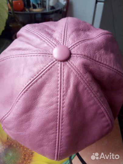 Кепка кожаная + перчатки