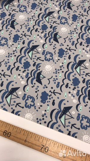 Ткань плащевка на флисе