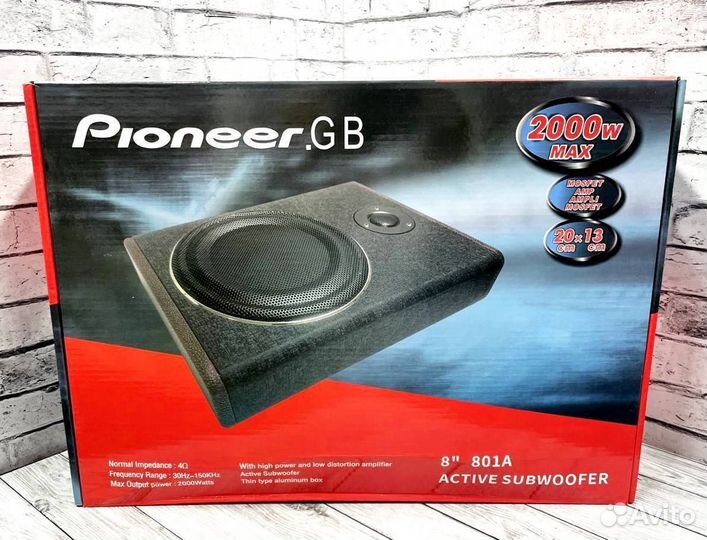 Сабвуфер активный Pioneer под сидение