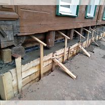 Подъем дома / Ремонт венцов / Замена нижних венцов, Чехов