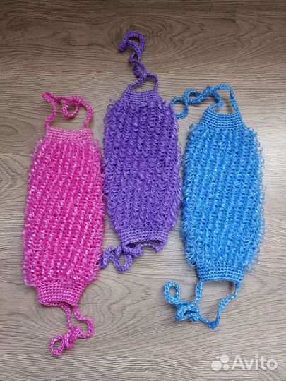 Мочалка для тела ручной работы