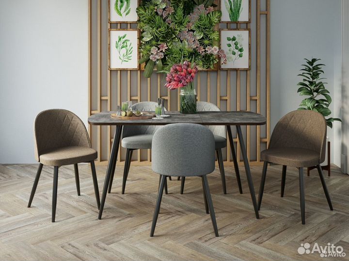 Стол Раздвижной Пластик (конус черный), наличие