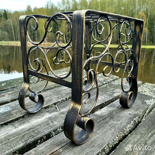 Кованый пуф