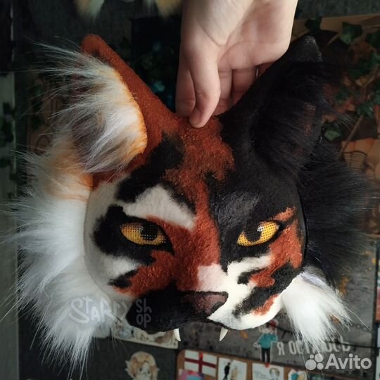 Маска для квадробики кошка