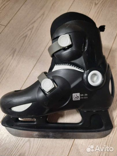 Коньки раздвижные хоккейные 34-36