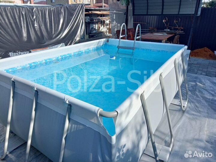 Каркасный бассейн 282х196х84см