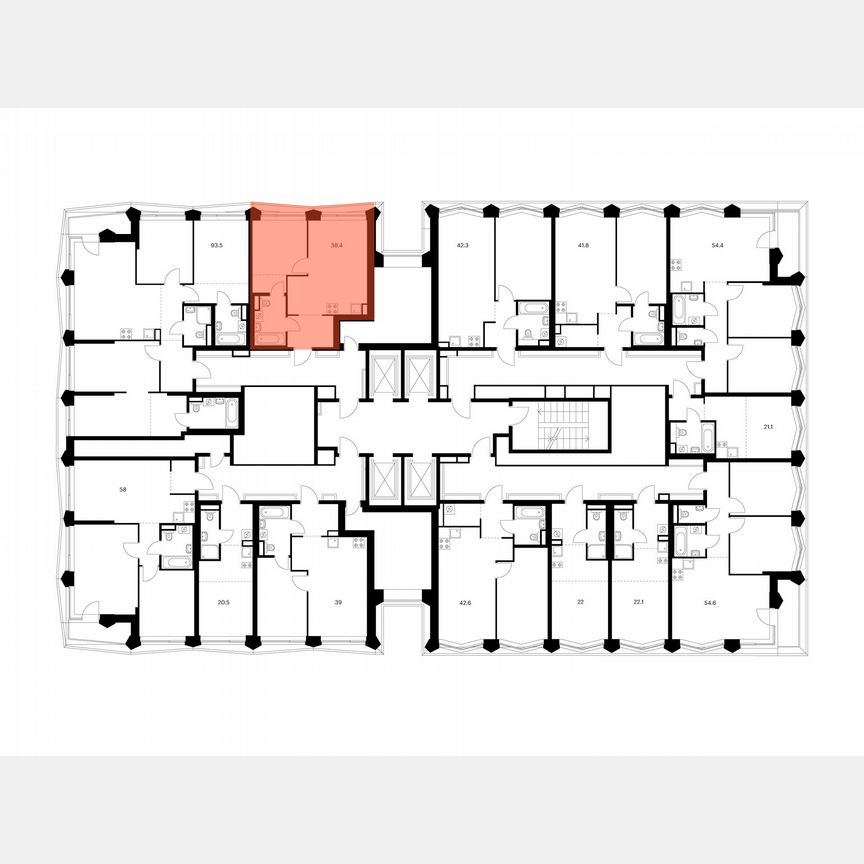 1-к. квартира, 38,4 м², 10/31 эт.