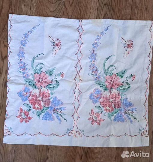 Вышивка СССР (салфетка), винтаж