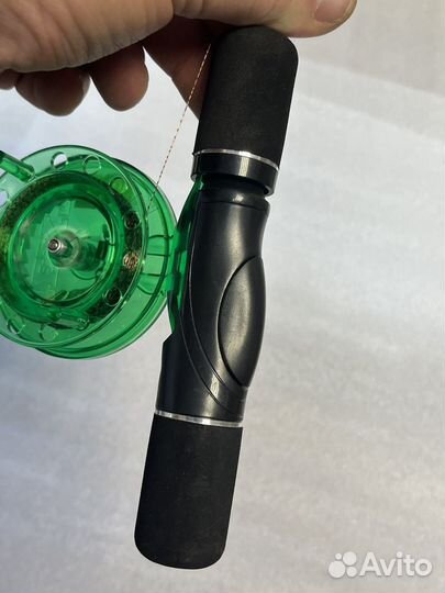 Зимняя удочка в сборе. Активная снасть
