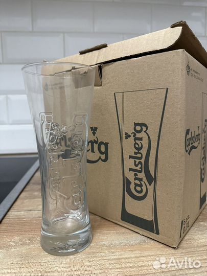 Наблр стаканов под пиво Carlsberg 0,3