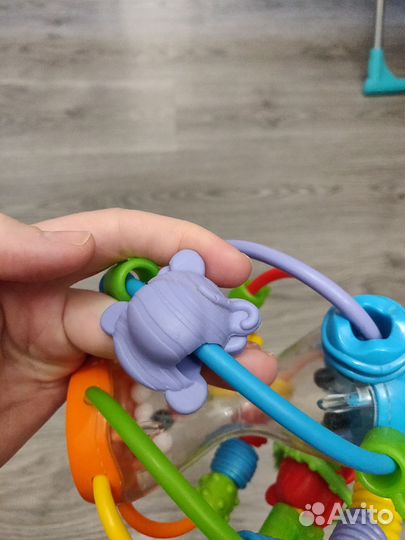 Игрушка шар бизиборд грызунок 0+