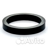 Проставочное кольцо алюминевое, высота 10мм, черно