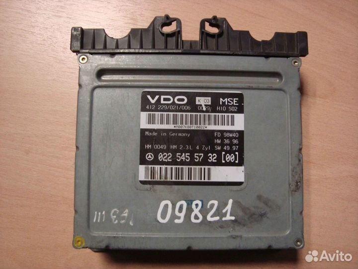 Блок управления W163 M111 A0225455732