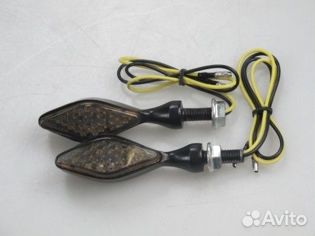 Поворотник (LED-002-1) черный, ромбовидный