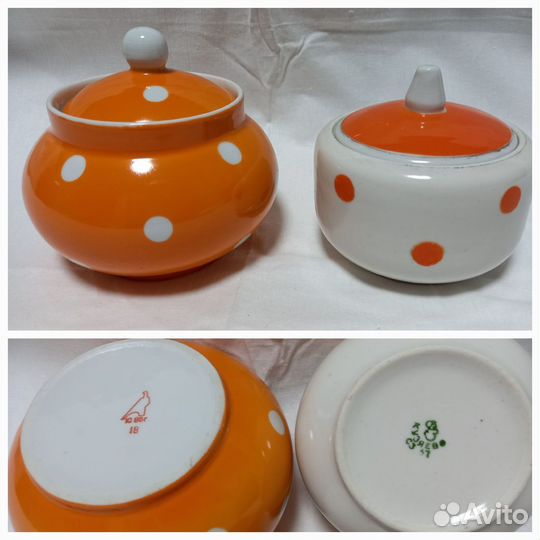 Фарфоровые сахарницы лфз, вербилки, ГДР, дулево