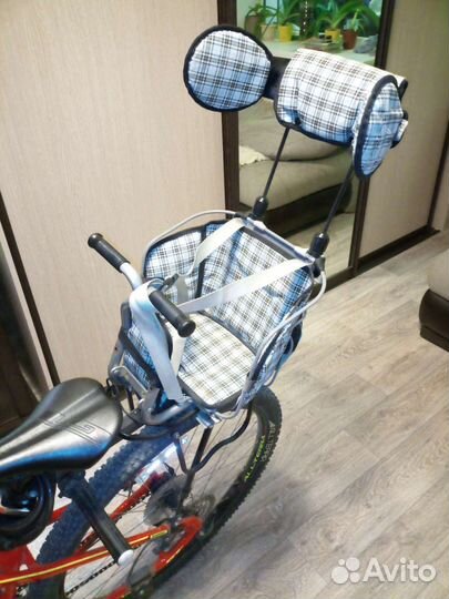 Детское велокресло на багажник