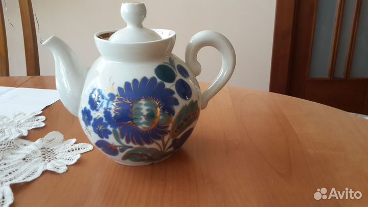 Чайник заварочный СССР, Городницкий фарфор. завод