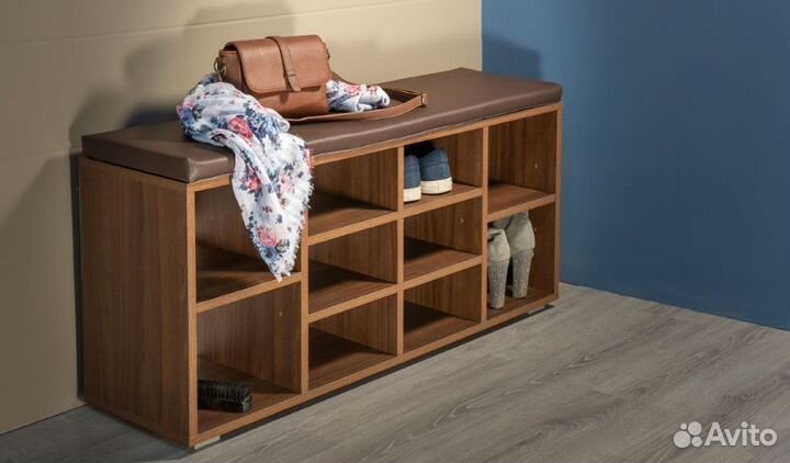 Тумба для обуви с мягким сиденьем