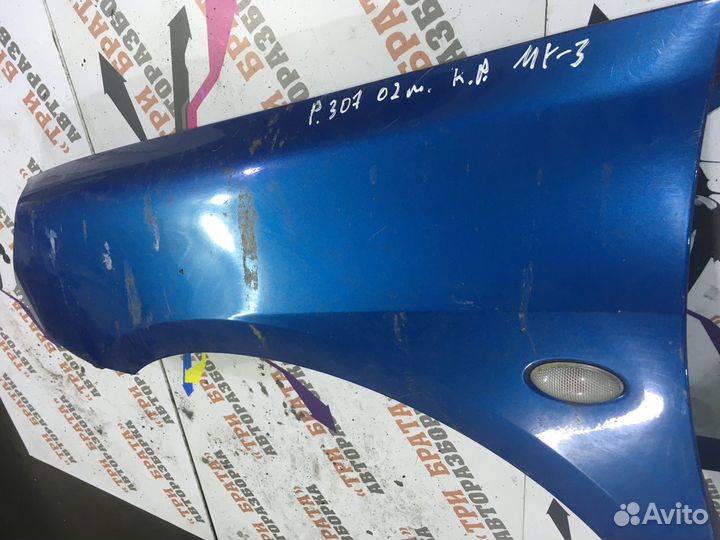 Пежо 307 Крыло переднее левое Лев