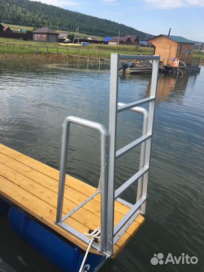 Понтон на 2 катера, паук новый