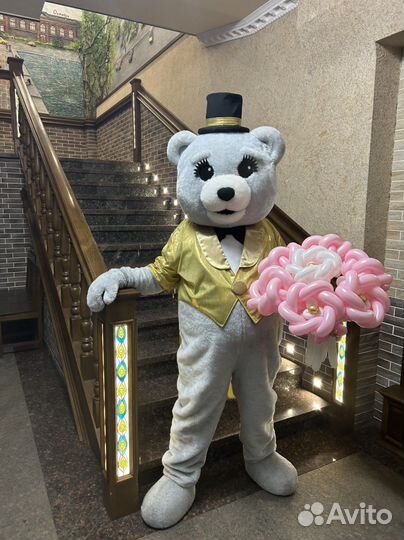 Мишка тедди Аниматор Сердце Зайка