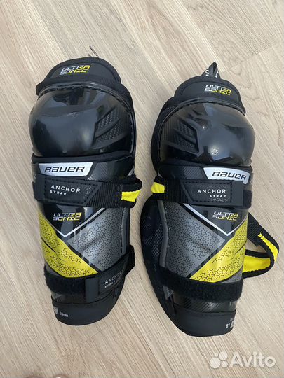 Щитки хоккейные детские 8 bauer новые