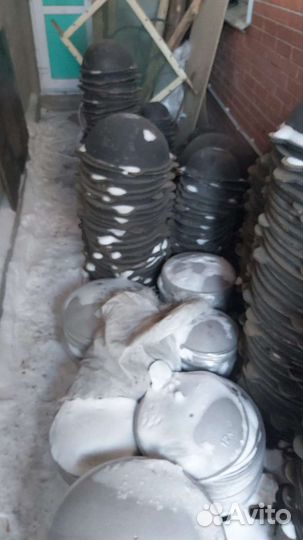 Казан чугунный дно круглая