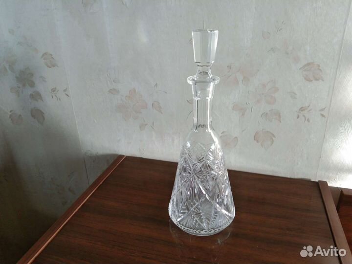 Графин и ваза из хрусталя, СССР